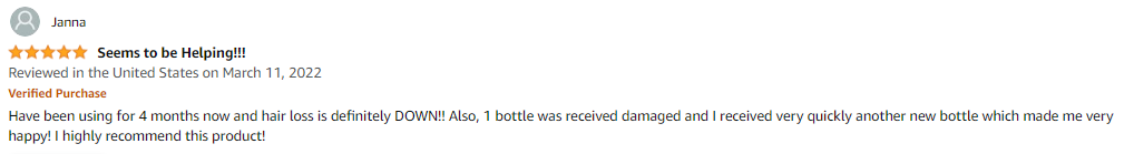 Amazon review of Divine Locks supplement