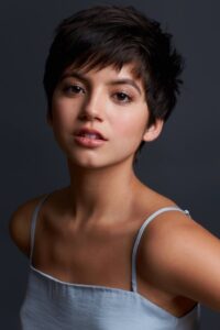 pretty latina with short hair