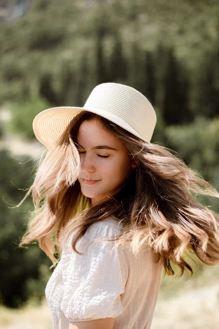 Pretty woman with Divine Locks